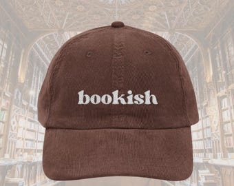 Bookish hat Vintage Well read woman bookish Embroidery Cap booktok merch Librarian Book worm club lover hat reading gift idea for her reader