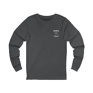 Shirt The Serpent and The Wings of Night Fron and Back Crowns of Nyaxia Unisex jersey T-shirt met lange mouwen Carissa Broadbent officieel gelicentieerd