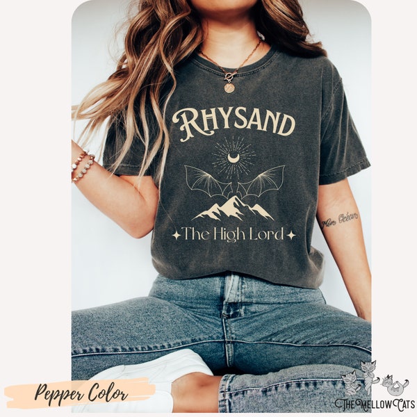 Rhysand ACOTAR shirt Comfort Colors® tee, Illyrian Bat Boys Bookish tshirt apparel gift, Terrasen, Abraxos wings, SJM booktok merch