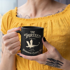 Mug trône de verre The Thirteen tasse à café Sarah J Maas SOUS LICENCE OFFICIELLE merch SJM univers Manon Blackbeak cadeau livre livresques
