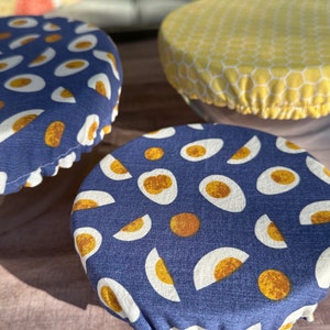 Washable Fabric Bowl Covers |  Reusable Bowl Covers | Fabric Bowl Covers | Bread Proofing | Housewarming Gift | Eco-Friendly | Zero-Waste