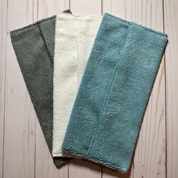 3 Pack Swiffer Sweeping Cloths | Reusable Microfiber Pads | Washable Swiffer Pads | Eco-Friendly Swiffer Covers | 3 Pack Zero Waste Covers