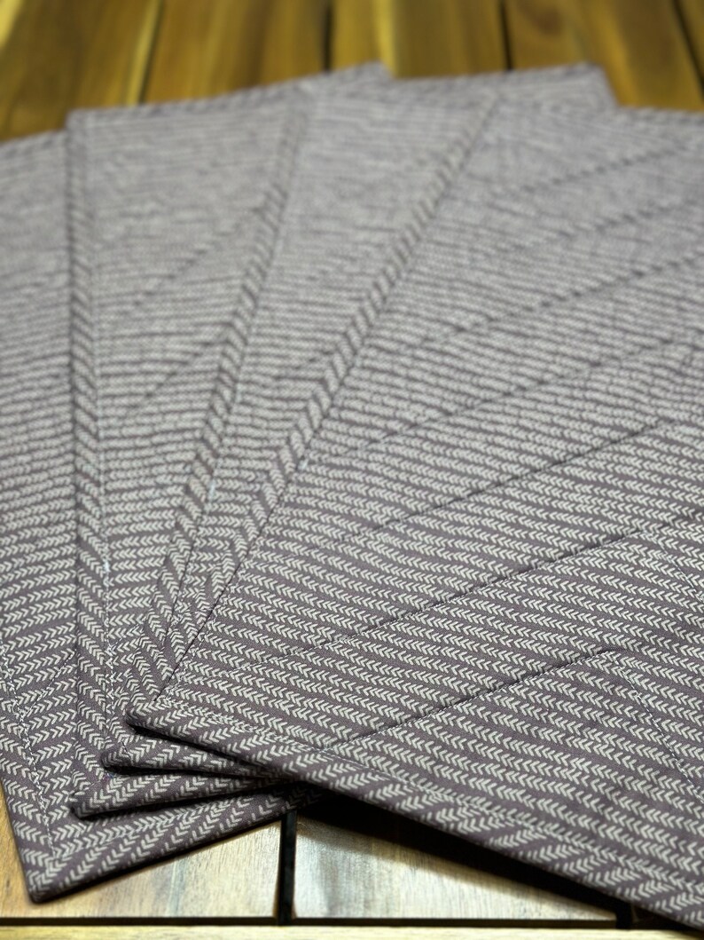 Denim Placemats Repurposed Denim Table Linens Quilted Placemat Large