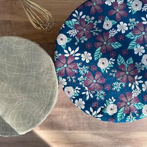 Washable Fabric Bowl Covers |  Reusable Bowl Covers | Fabric Bowl Covers | Bread Proofing | Housewarming Gift | Eco-Friendly | Zero-Waste