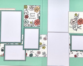 Say Yes to New Things 12x12 Scrapbook Page Kit