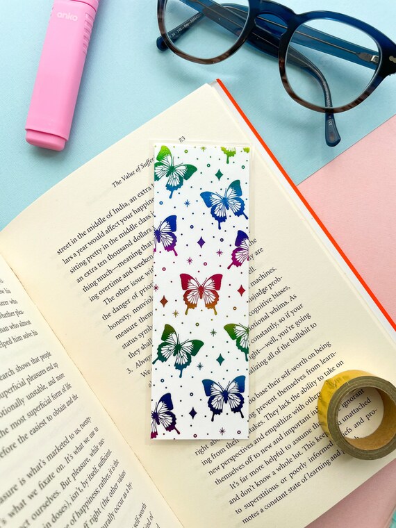 Butterfly Bookmark Foil Bookmark Cute Bookmarks Gifts for Etsy Australia