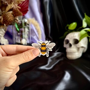 Mini Bumble Bee Sticker, Cute Bee Sticker, Save The Bees, Waterproof Bee Sticker, Laptop Sticker, Honey Bee Sticker, Vinyl Sticker
