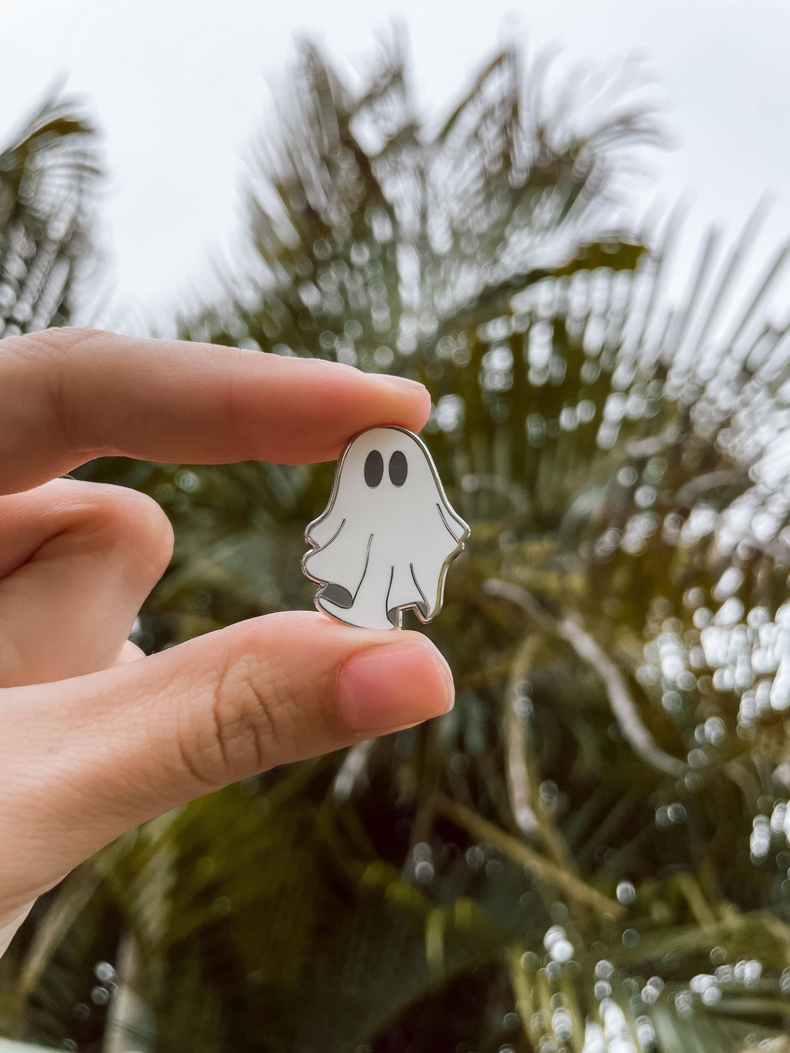 Cute Ghost Pin Ghost Enamel Pin Hard Enamel Pin Spooky | Etsy UK