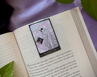 The Reader Magnetic Bookmark, The Reader Tarot, Tarot Card Bookmark, Magnetic Bookmark, Holo Bookmark, Bookish Gifts