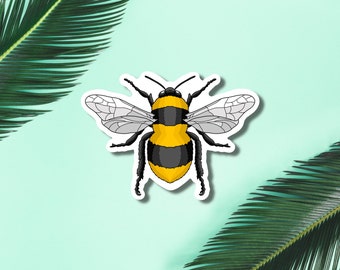 Mini Bumble Bee Sticker, Cute Bee Sticker, Save The Bees, Waterproof Bee Sticker, Laptop Sticker, Honey Bee Sticker, Vinyl Sticker