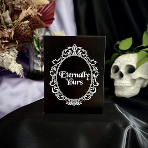 Eternally Yours Card, Valentine’s Day Card, Gothic Card, Alternative Valentine’s Card