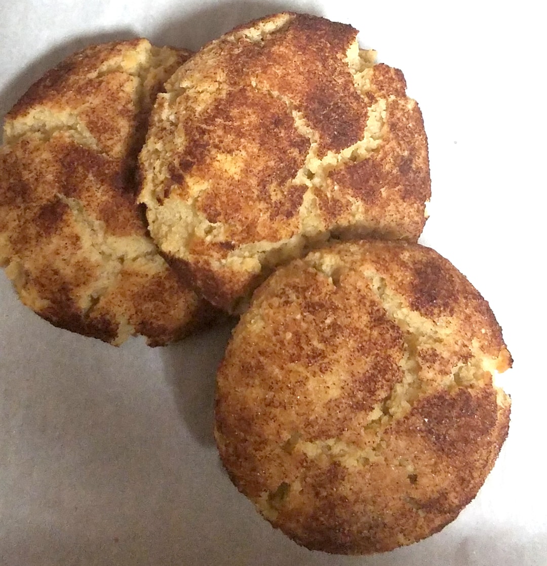 Keto Snickerdoodle Cookies, Low Carb, Sugar-free, Diabetic Friendly, 2