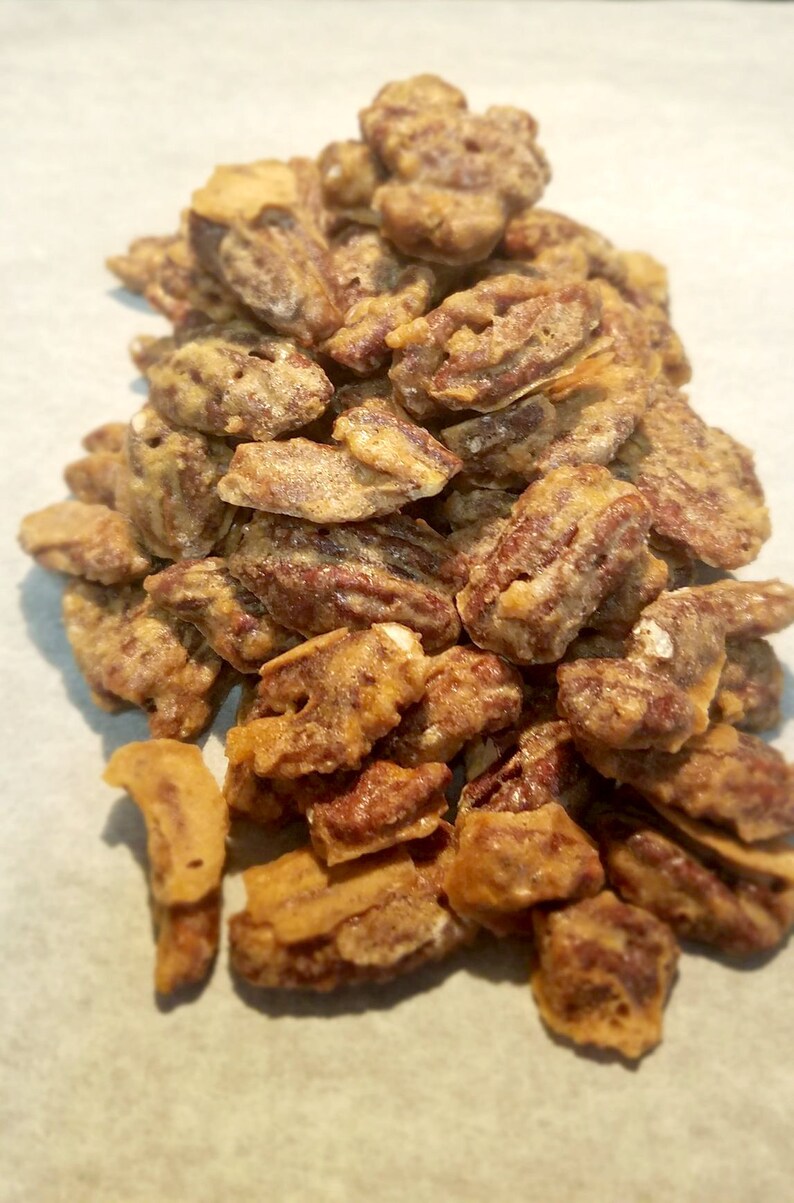 Keto Candied Pecans 1.2g Net Carbs per 1/4 Cup Several Etsy