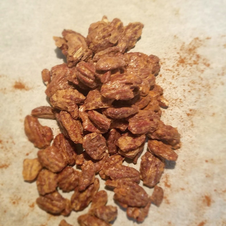 Keto Candied Pecans 1.2g Net Carbs per 1/4 Cup Several Etsy