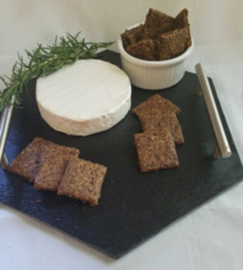 Keto Rosemary Pecan Crackers Low Carb Diabetic Friendly Etsy