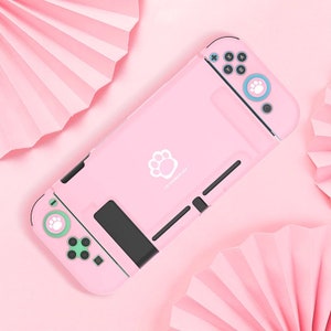 Nintendo Switch Pink Cats Paw Case Cute Switch Case Ammibo Etsy Nintendo Switch Pink Cats Paw Case Cute Switch Case Ammibo Etsy