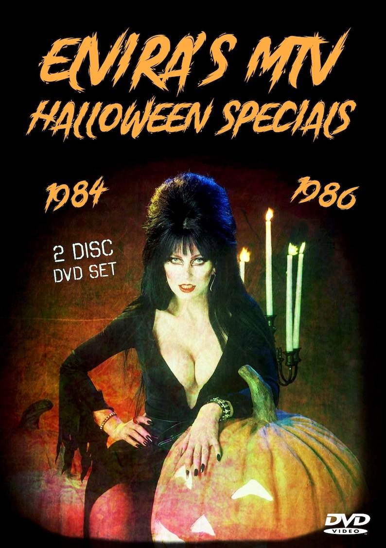 Elvira's MTV Halloween Specials (1984 & 1986) DVD - Etsy
