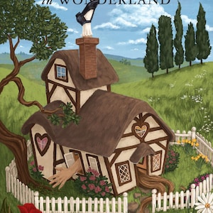 Alice in Wonderland White Rabbit House - Etsy