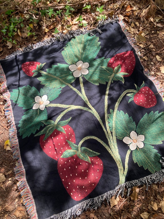 Strawberry tapestry hot sale