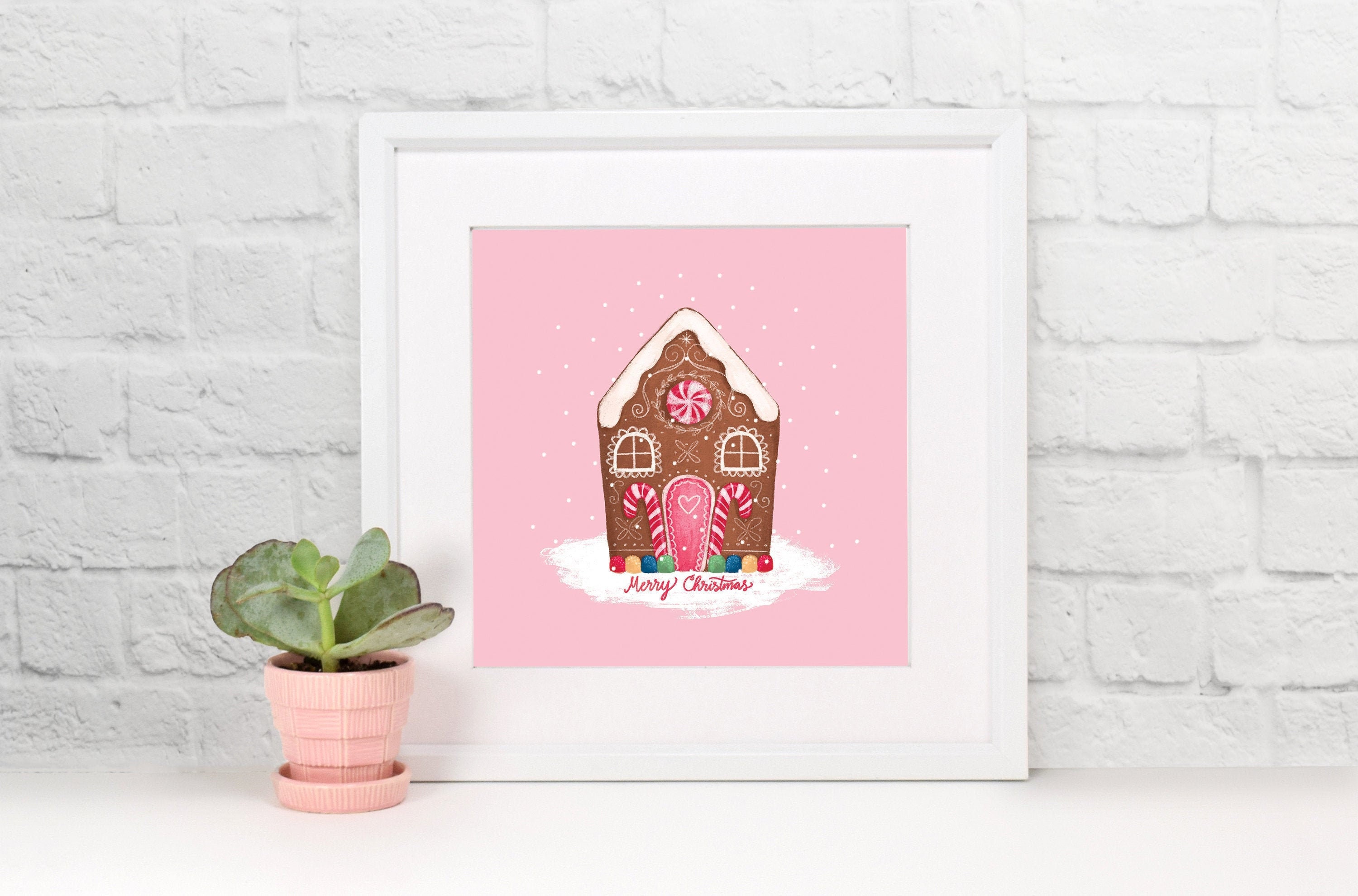 Ginger Bread House Holiday Art Kit - Artsy Rose Academy