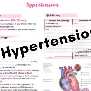 Carte conceptuelle et examen des soins infirmiers cardiaques en cas d'hypertension - Notes sur les soins infirmiers - Carte conceptuelle des soins infirmiers **Voir les détails de l'article**