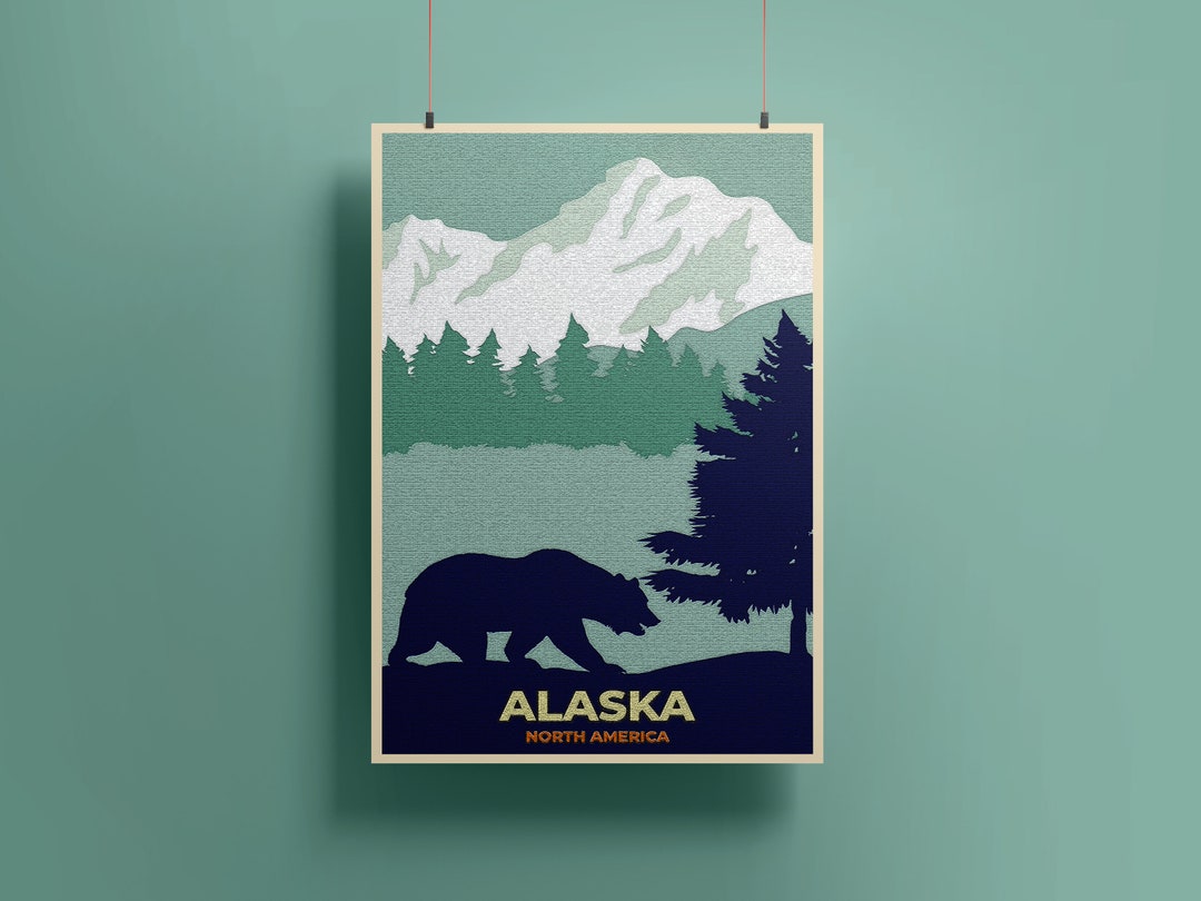 Alaska Digital Print | Unique Wall Art | Instant Download | National ...