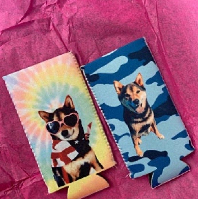 CUSTOM pet drink insulators // girls trip gift // pet gift // dog gif…