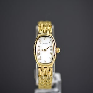 Sekonda Ladies  Vintage  Watch, Quartz Gold Tone Bracelet, Stainless Steel,  Jewellery Watch| Mother&#39;s Day Gift