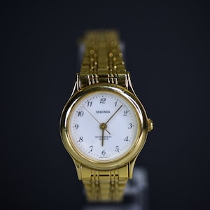 Sekonda Ladies Analog Vintage  Watch, Quartz,  Gold  Tone Bracelet, Stainless Steel,  Jewellery Watch| Mother&#39;s Day Gift