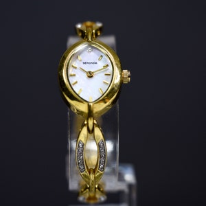 Sekonda Ladies  Vintage Quartz Gold Tone Bracelet Watch, Jewellery Watch | Mother&#39;s Day Gift