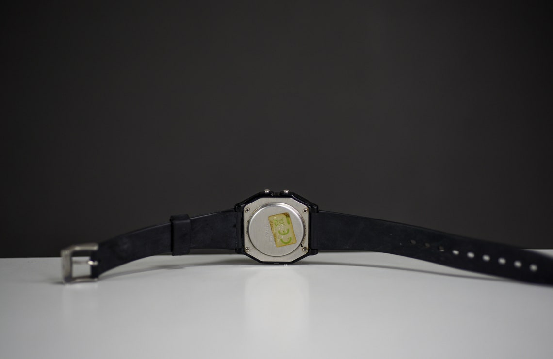 CASIO Water Resist Alarm Chronograph Vintage Wrist Watch | Etsy