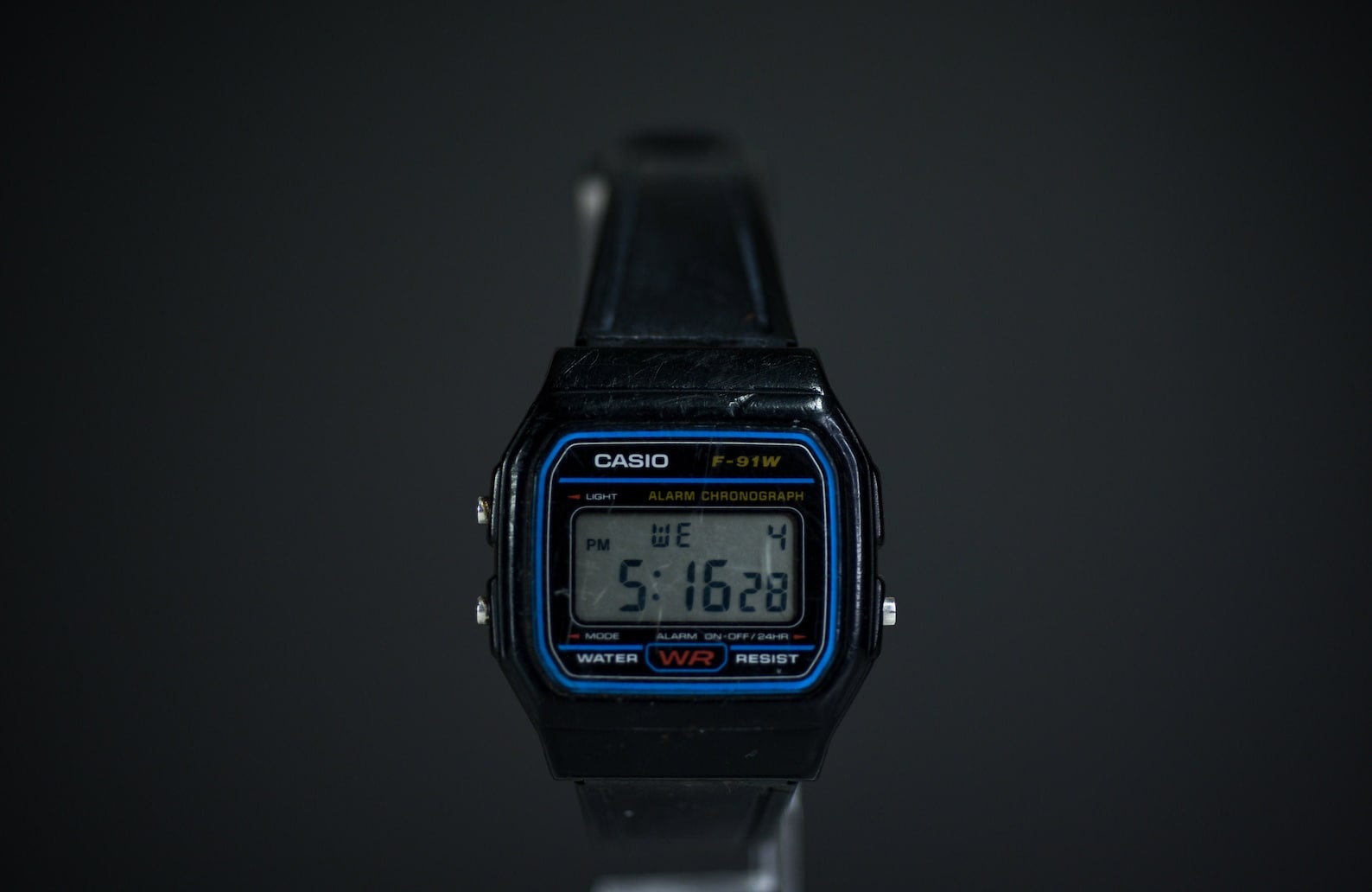 CASIO Water Resist Alarm Chronograph Vintage Wrist Watch | Etsy