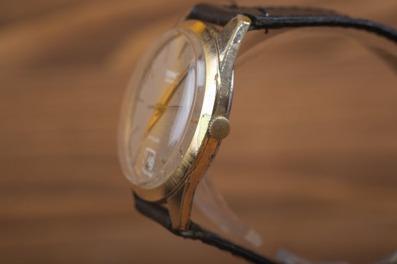 Montre Tissot Visodate Vintage - Mécanique Manuelle, Boîtier Plaqué Or 34mm - Occasion Authentique