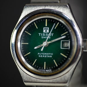Tissot Seastar Green Dial 38mm Automatic Ladies Jewellery - Etsy UK