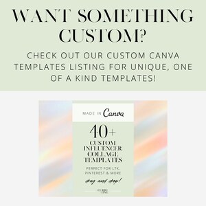 40 Pastel Canva Templates for Influencers Pastel LTK Templates LIKEtoKNOW.it Canva Templates Blogger Collage Templates image 8