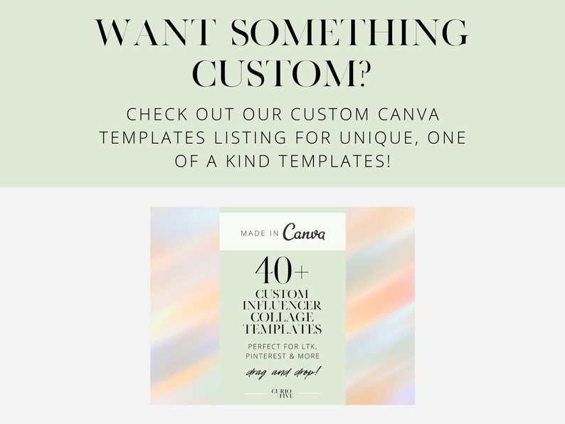 40 Pastel Canva Templates for Influencers Pastel LTK Templates LIKEtoKNOW.it Canva Templates Blogger Collage Templates image 8