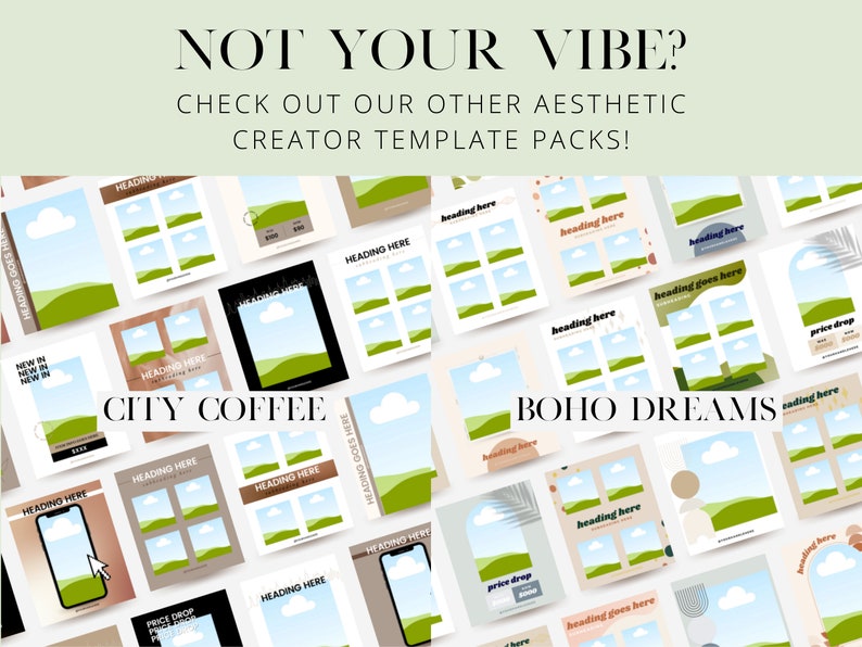 40 Pastel Canva Templates for Influencers Pastel LTK Templates LIKEtoKNOW.it Canva Templates Blogger Collage Templates image 7