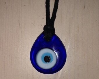 Evil Eye Pendant, Eye of Nazar, Glass Evil Eye Necklace, Authentic Evil Eye Pendant, Eye of Protection Amulet, Blue Eye, Kinahora, Ayin Hara