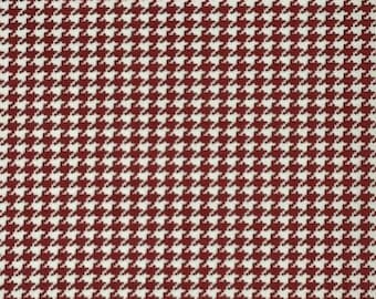 1.11yd of 68” wide 70s Red Double Knit Houndstooth Fabric 70s Apparel Fabric 70s Aesthetic Houndstooth Fabric Eco-Friendly Sewing #FB215