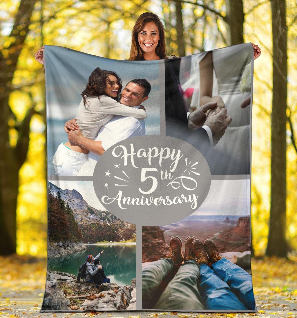 Anniversary Blanket Couple Blanket Gift for Wife Fleece Etsy