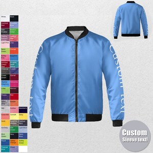 Custom Bomber jacket - Men, Women, Kids,Bomber jacket,Bomber,Jacket,Vintage Jacket,Vintage,Coat,Customized jacket,Wedding,Bride jacket,Team, image 8