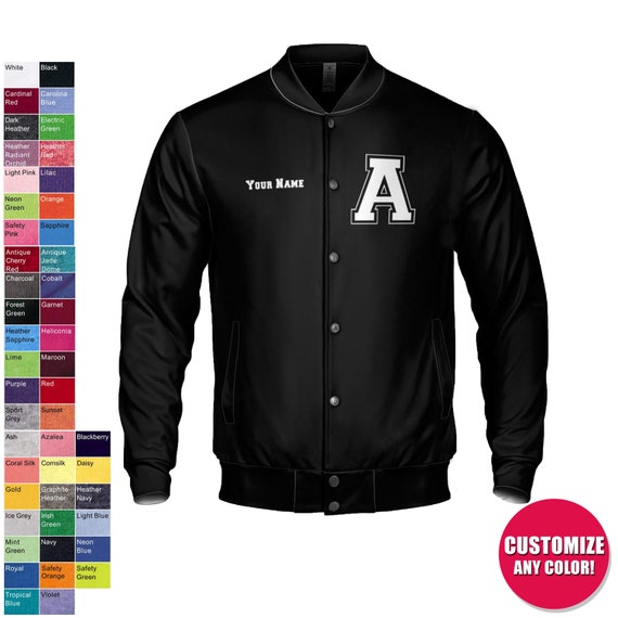 Veste Varsity personnalisee Veste Bomber Unisexe Adulte Bomber Varsity vintage Manteau Veste personnalisee Mariage Veste de mariee Equipe Etsy France