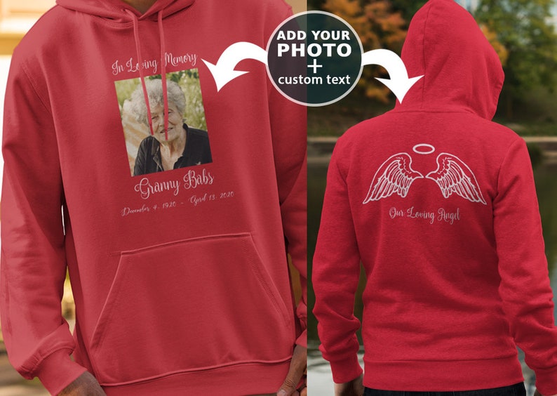 Custom Memorial Hoodie Memorial Shirts Memorial Sweatshirt Etsy