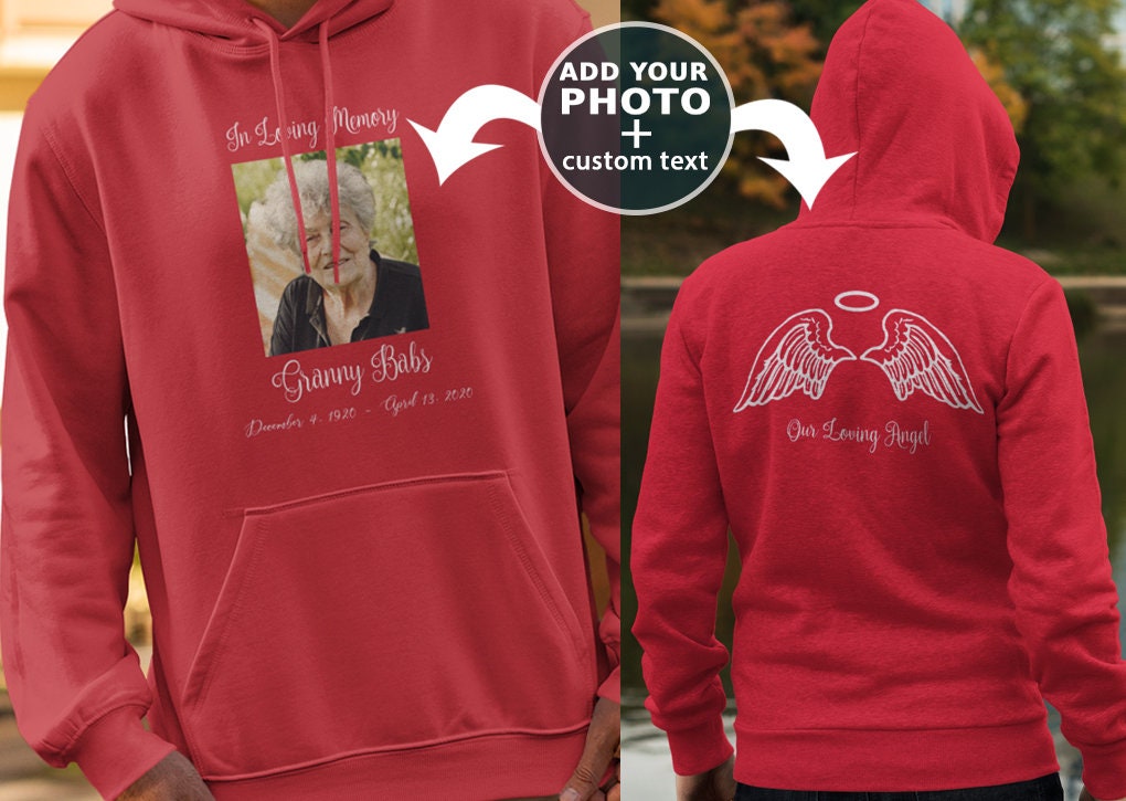 Custom Memorial Hoodie Memorial Shirts Memorial Sweatshirt Etsy