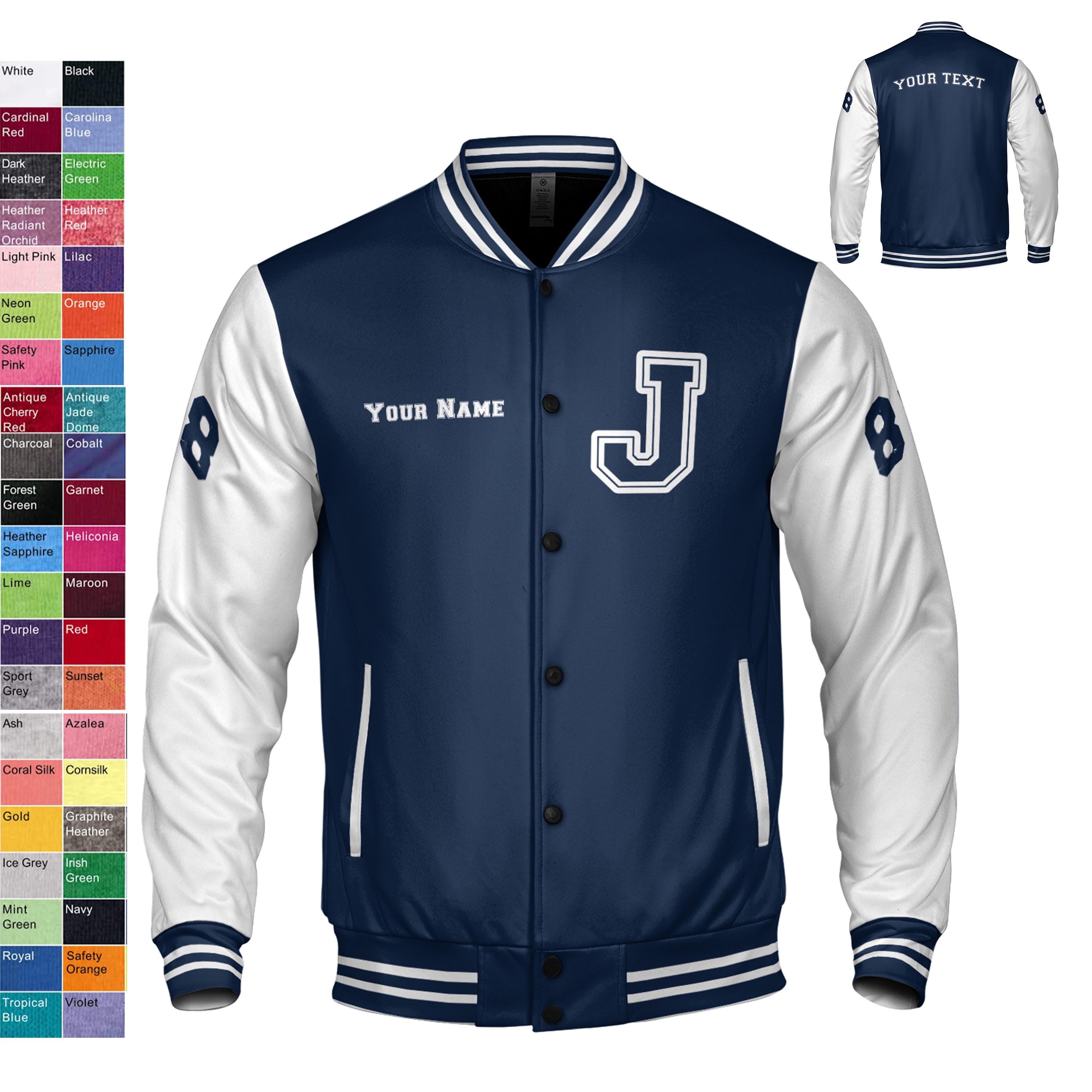 Custom Dallas Varsity Jacket - All-season Light Weight, Adult