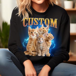 Cat Owner Gift, Custom Cat Vintage Shirt, Custom Cat Shirt, Cat Lover Gift, Personalized Cat, Cat Dad T shirt, Cat Mom Tshirt, Custom Pet