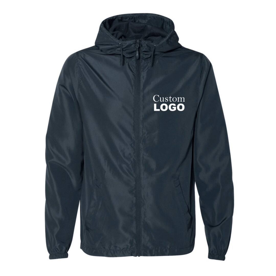 Custom Windbreaker, Zipper Jacket, Unisex Lightweight