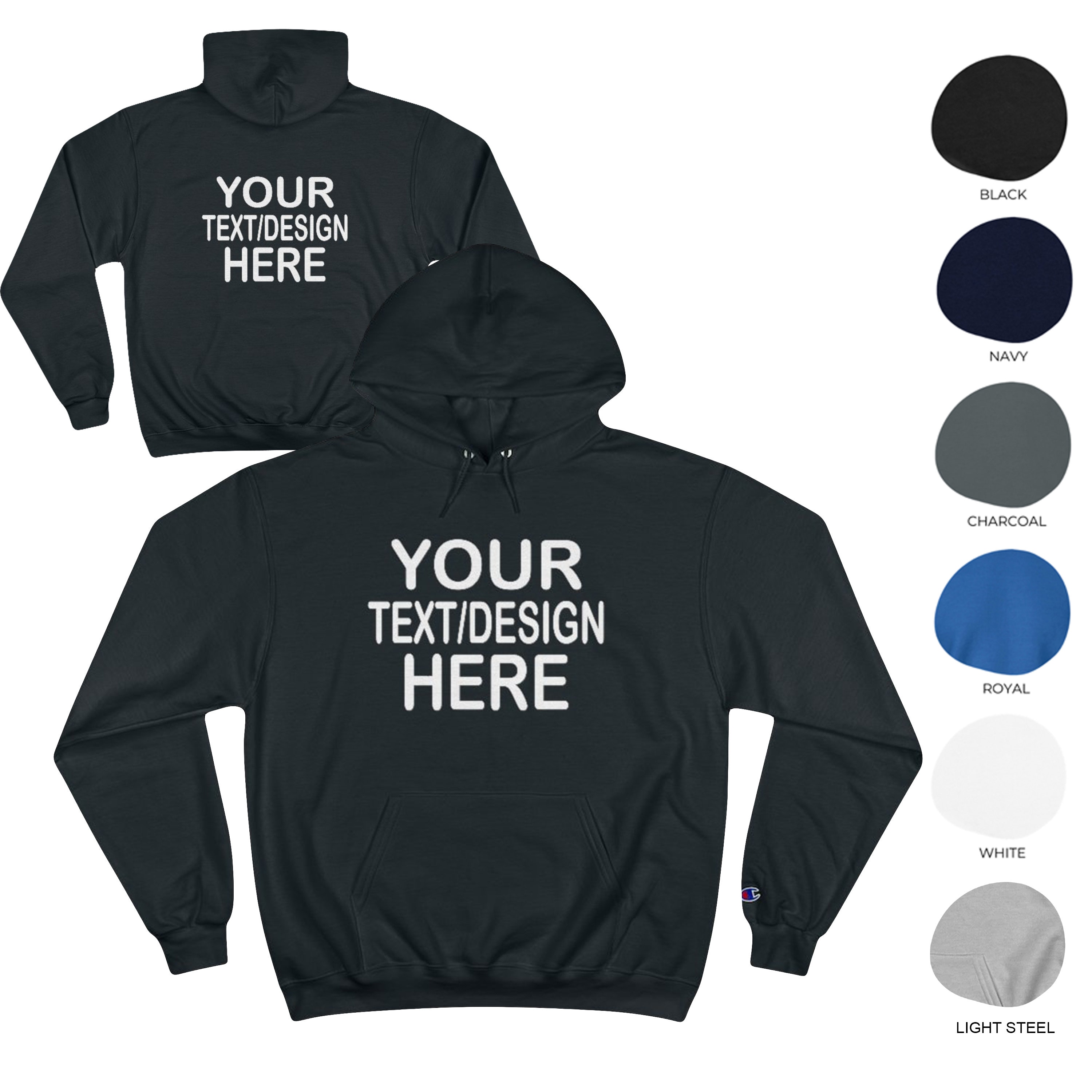 Custom Champion Hoodie Photo Hoodie Custom Sweatshirt Unisex