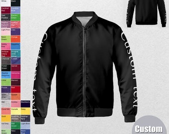 Custom Bomber jacket - Men, Women, Kids,Bomber jacket,Bomber,Jacket,Vintage Jacket,Vintage,Coat,Customized jacket,Wedding,Bride jacket,Team,