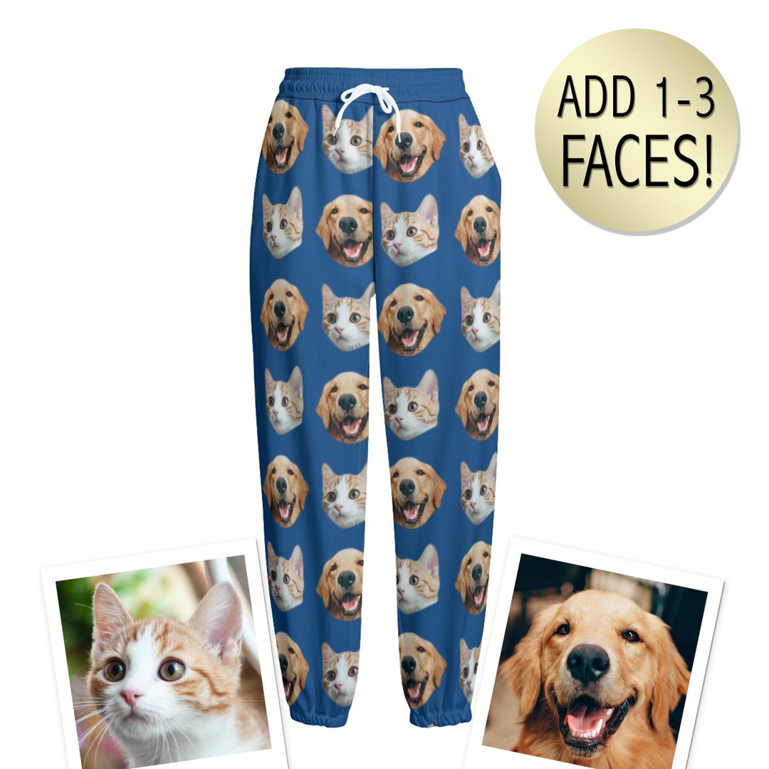 Custom Knit Pants, Pants, Sweatpants, Dog Lover Gift, Dog Lover